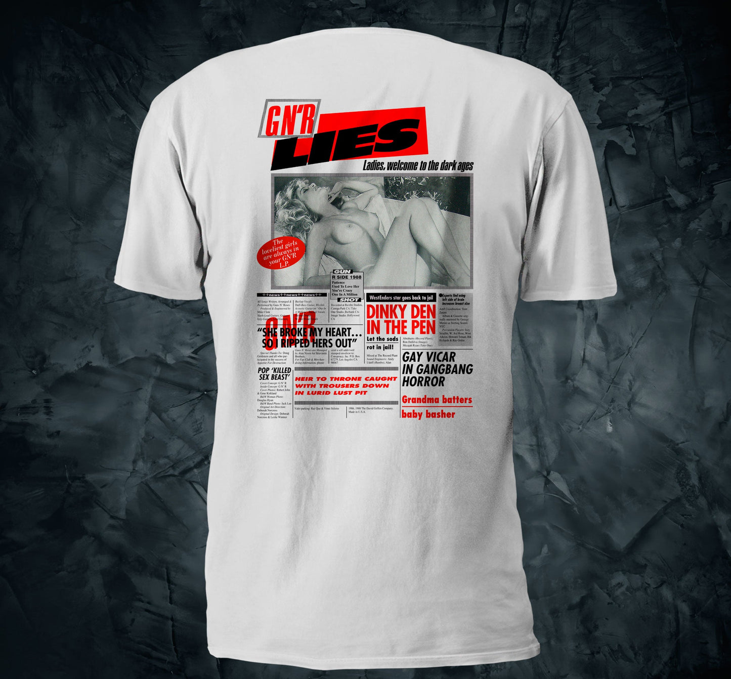 Guns N´roses - Lies Color:Blanco