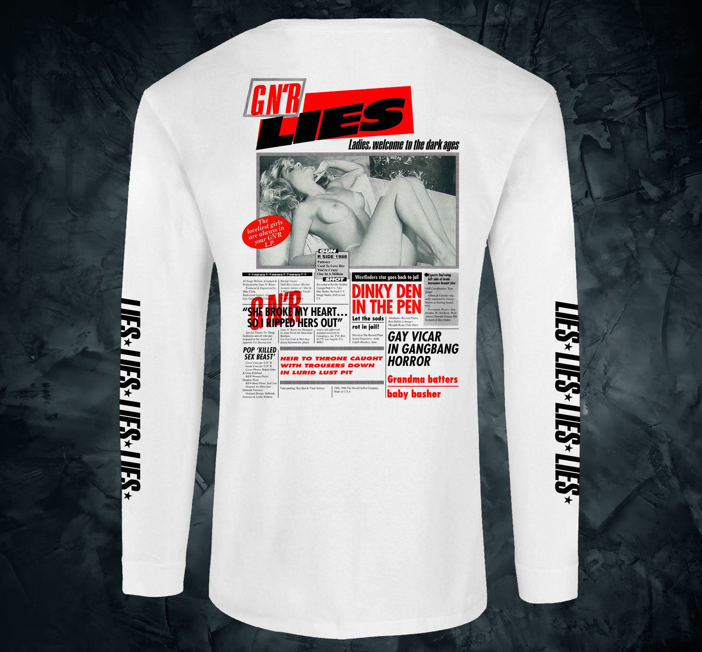 Guns N´roses - Lies Color:Blanco