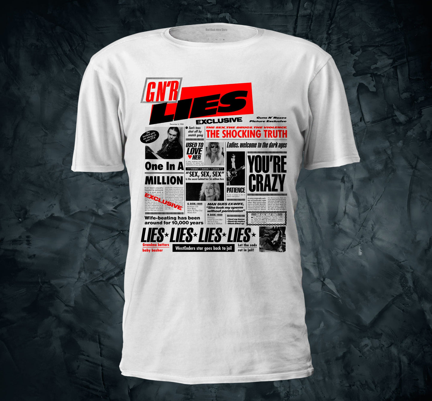 Guns N´roses - Lies Color:Blanco