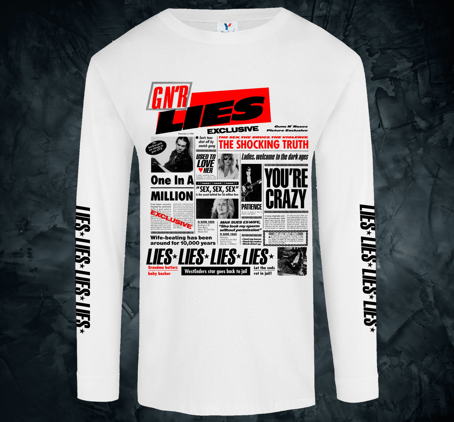 Guns N´roses - Lies Color:Blanco