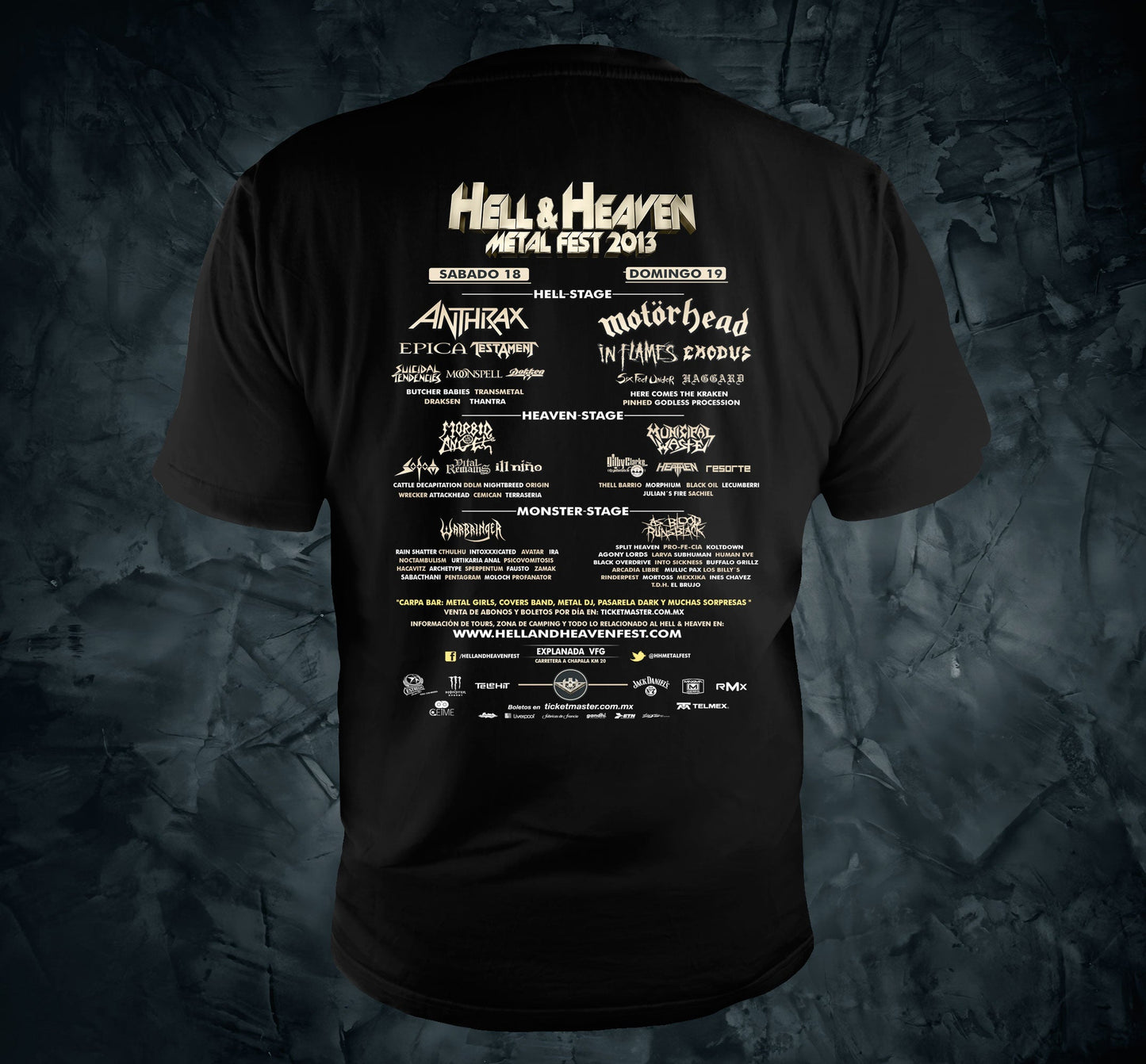 Hell And Heaven Metal Fest 2013 Color:Negro