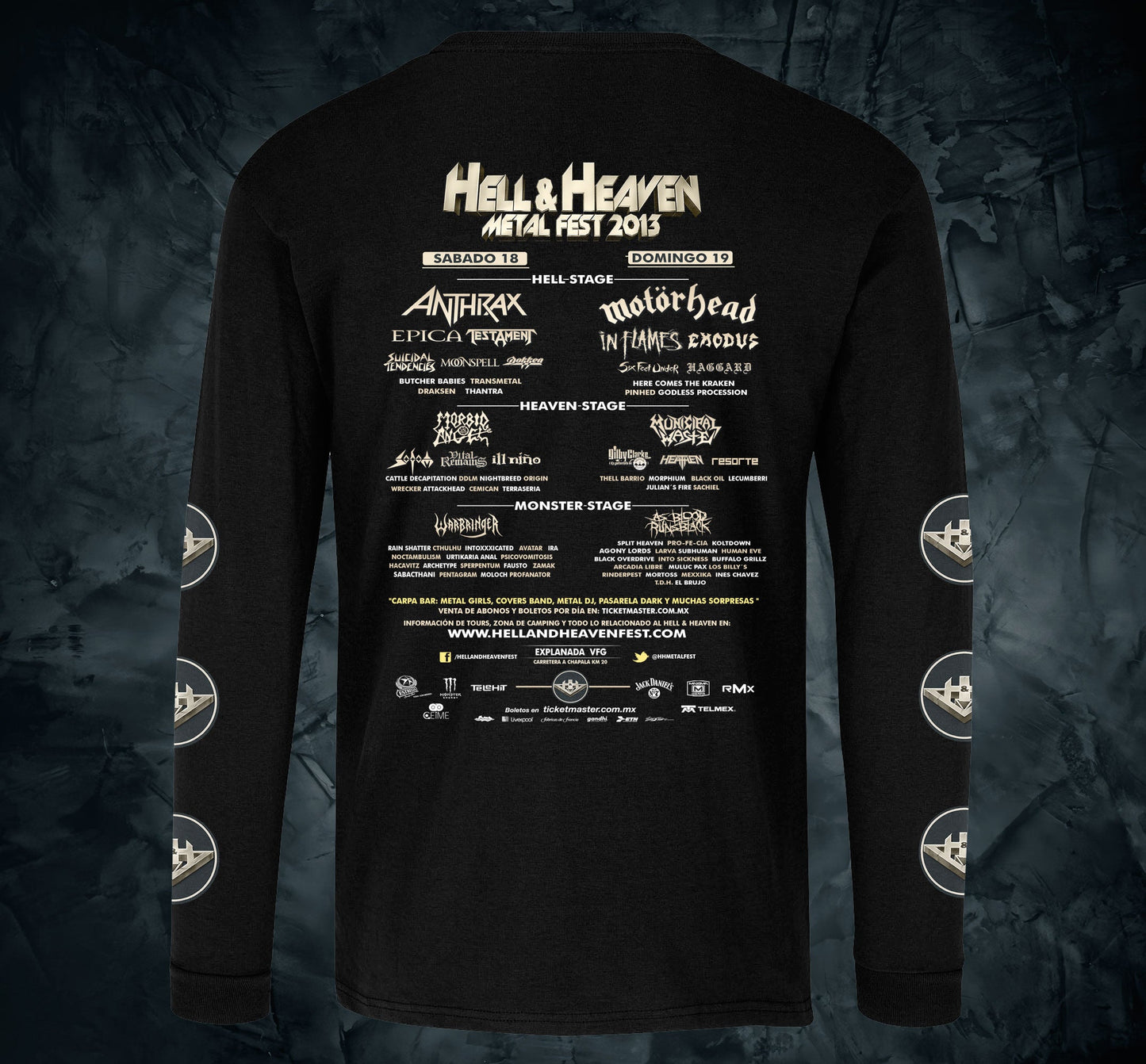 Hell And Heaven Metal Fest 2013 Color:Negro