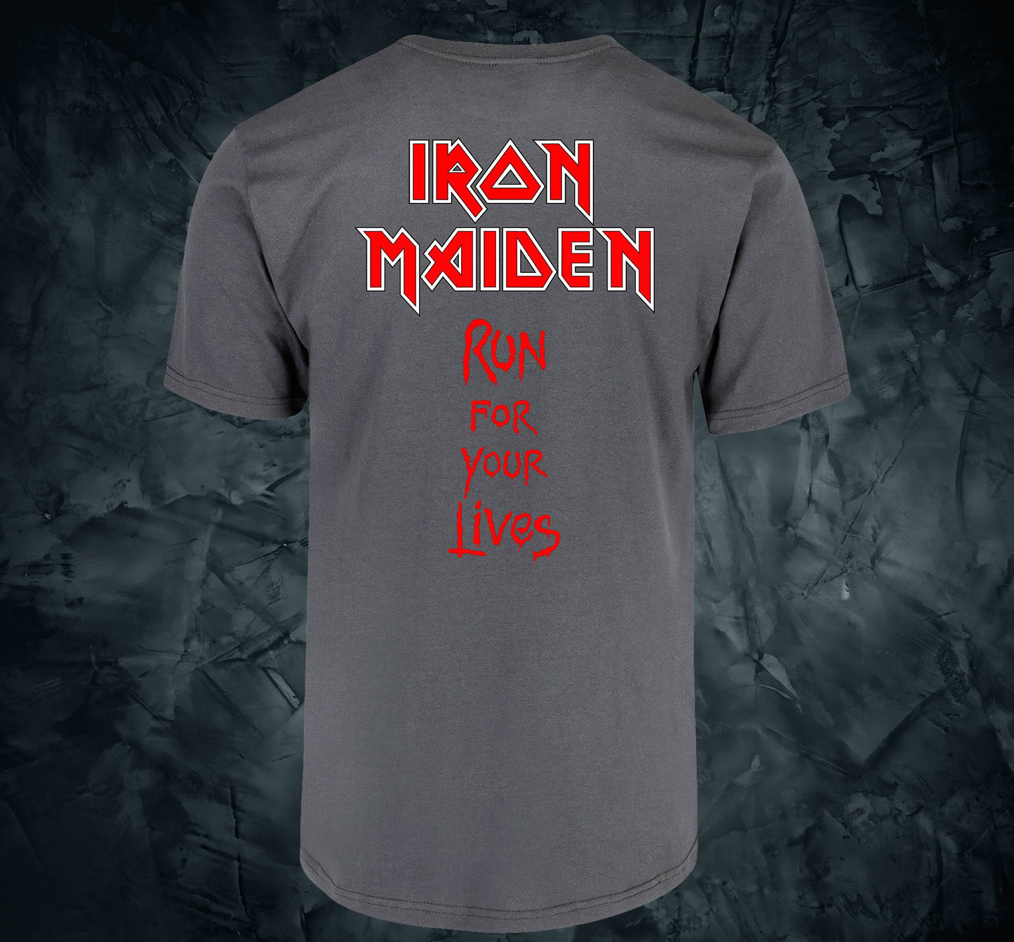 Iron Maiden - Run For Your Lives Color:Carbon
