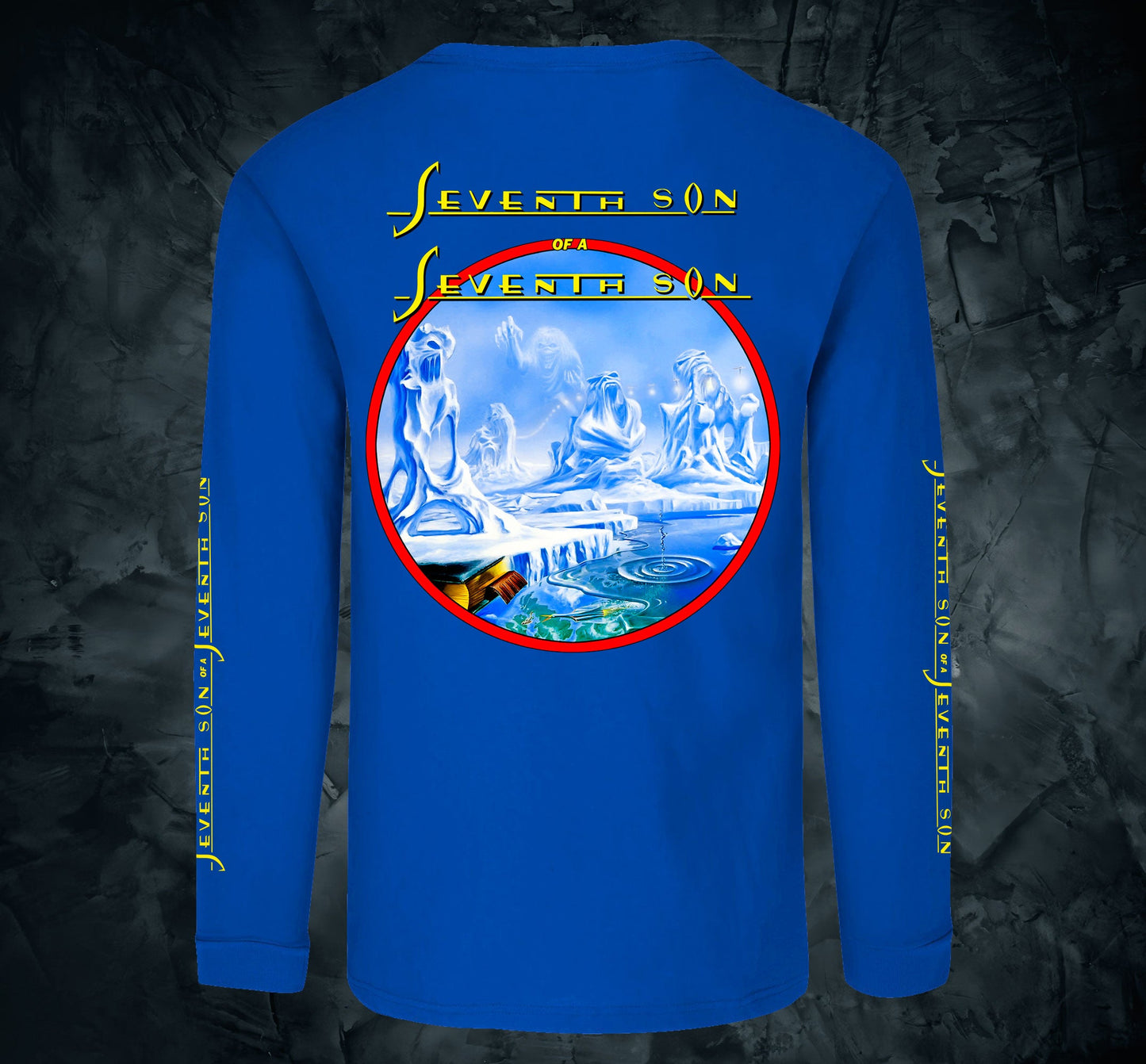 Iron Maiden - Seventh Son Of A Seventh Son Color:Azul Royal