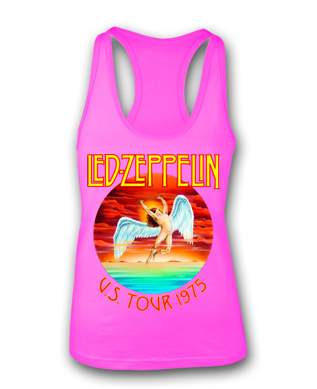 Led Zeppelin - Us Tour 1975 Color: Fiusha
