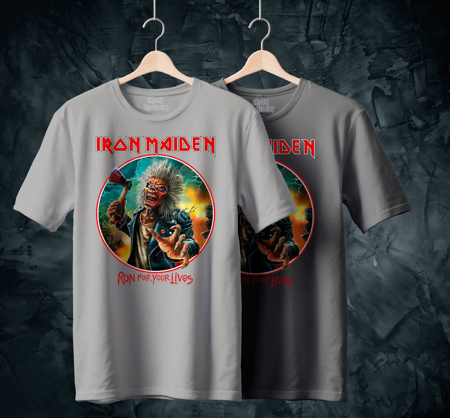 Iron Maiden - Run For Your Lives Color:Plata