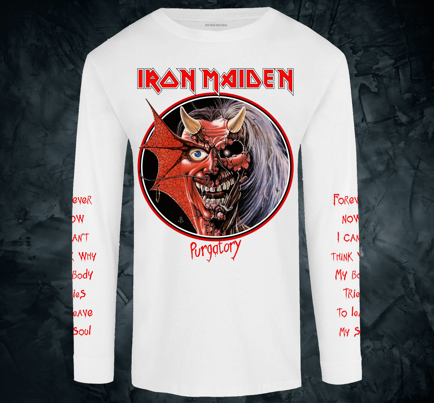 Iron Maiden - Purgatory    Color: Blanco