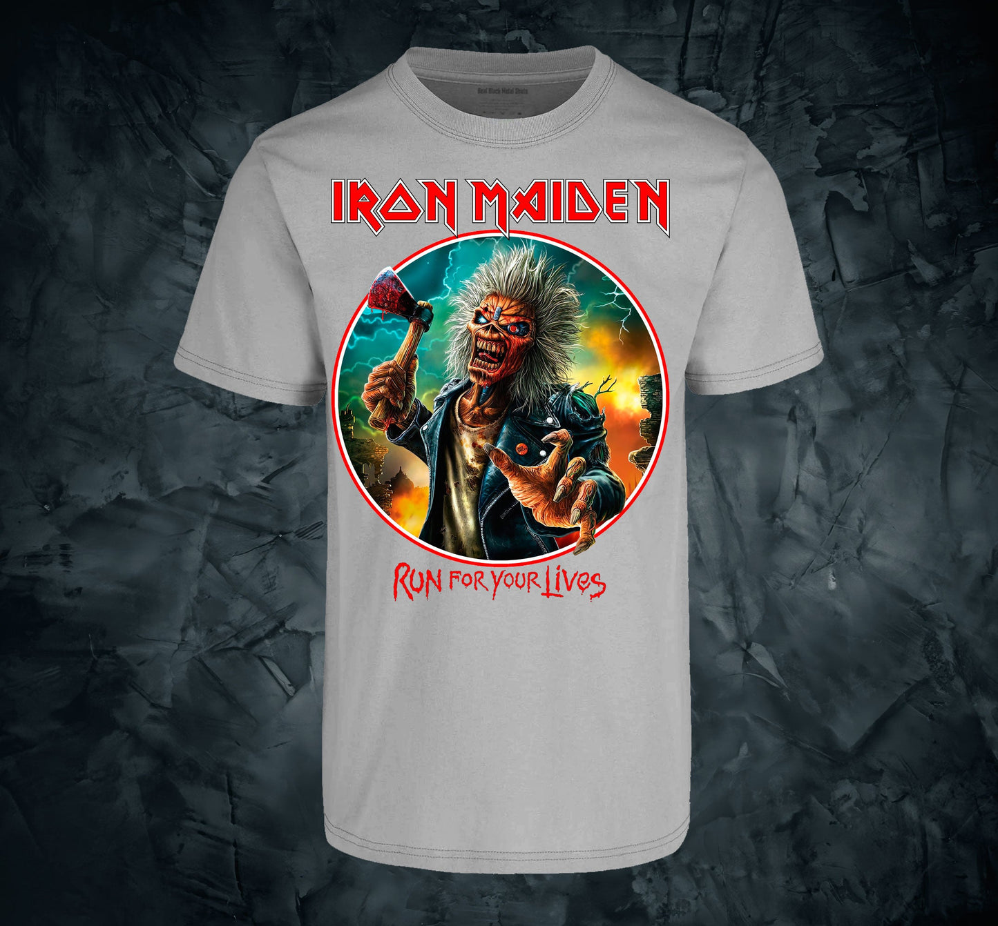 Iron Maiden - Run For Your Lives   Color:Plata