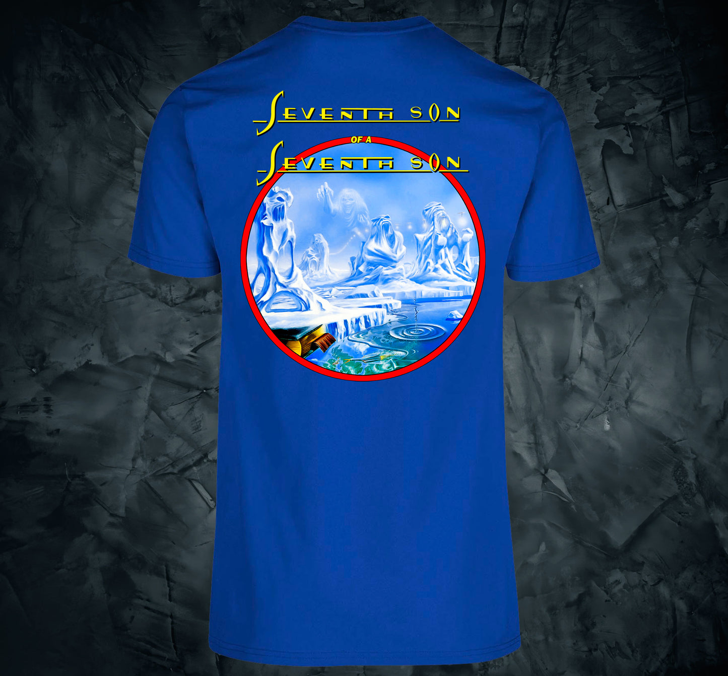 Iron Maiden - Seventh Son Of A Seventh Son          Color:Azul Royal