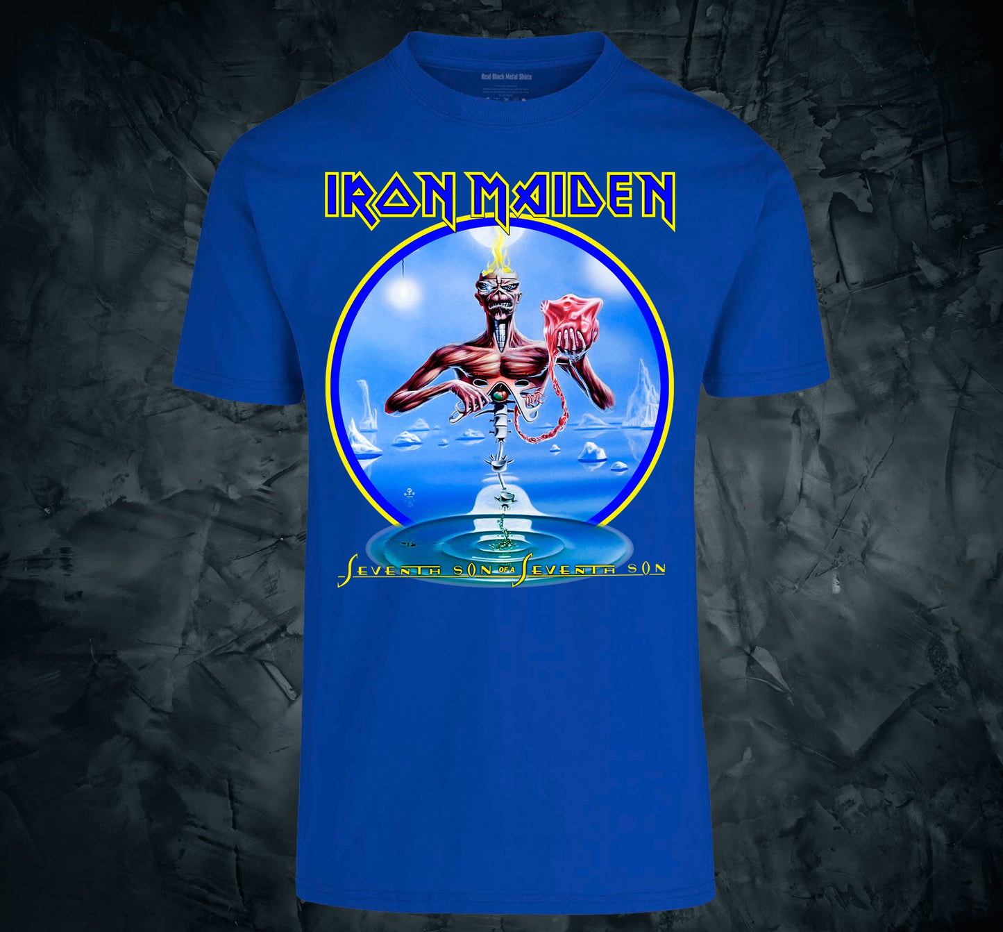 Iron Maiden - Seventh Son Of A Seventh Son          Color:Azul Royal