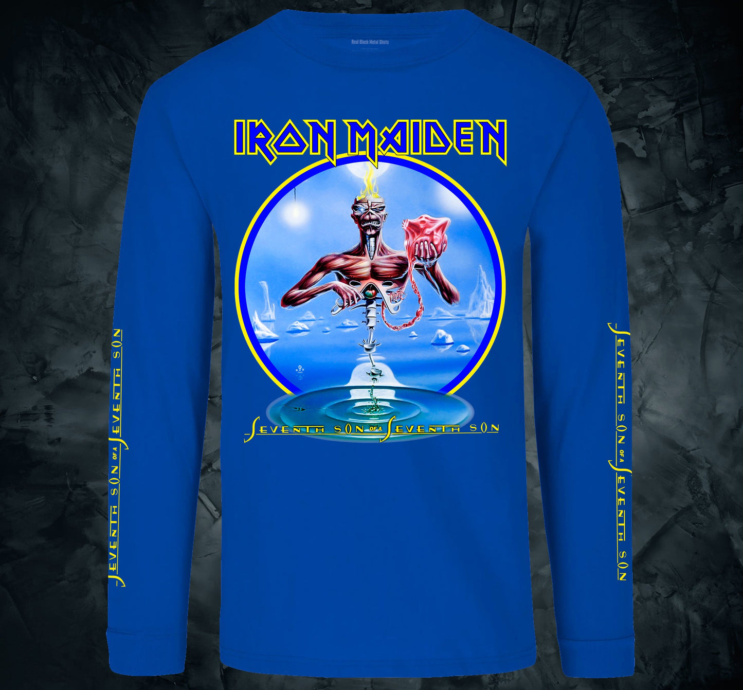 Iron Maiden - Seventh Son Of A Seventh Son          Color:Azul Royal